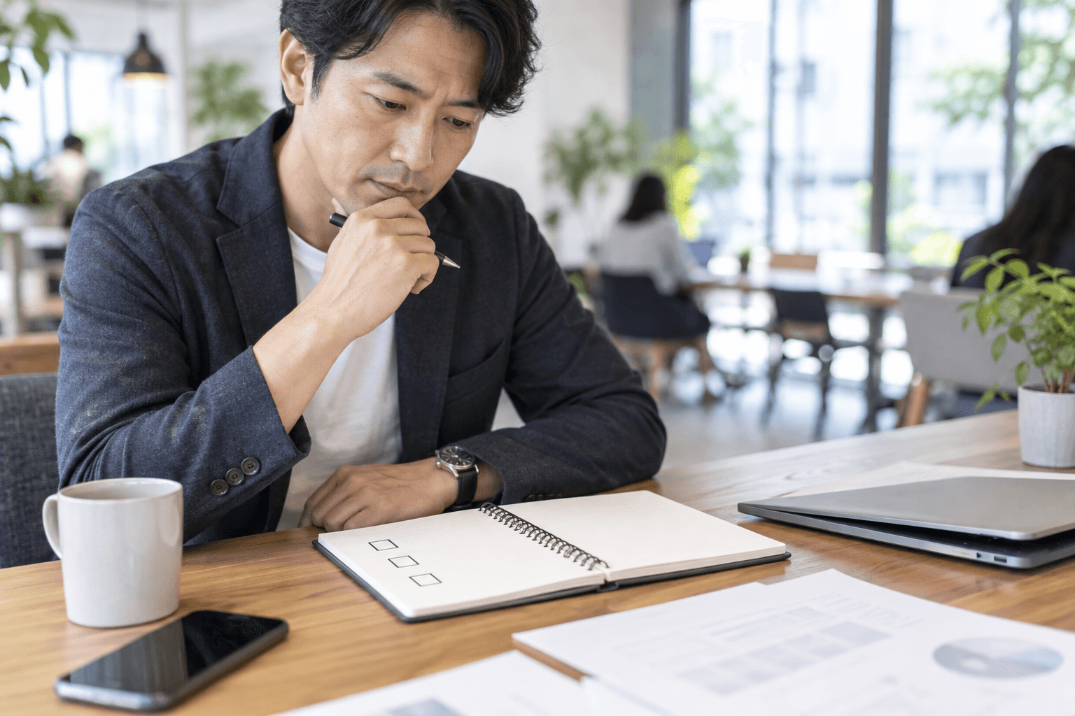 受講料や契約条件を並べ、申込み前に比較するイメージ